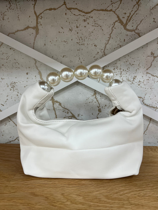 Bolso Perlas Blanco